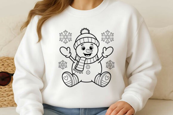 Cute Snowman Outline PNG: A Designer's Review